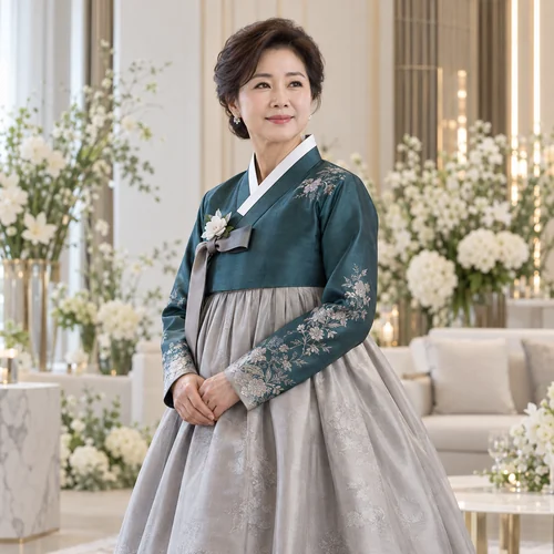 부산혼주한복대여 | 부모님 품격을 더하는 단아한 혼주한복
