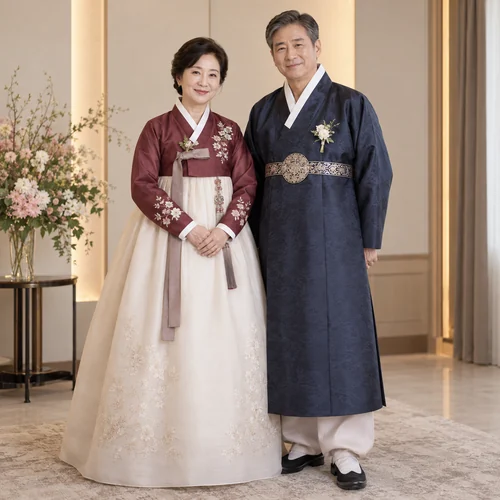 부산혼주한복대여, 부모님 예식을 위한 단정한 한복 고르는 법